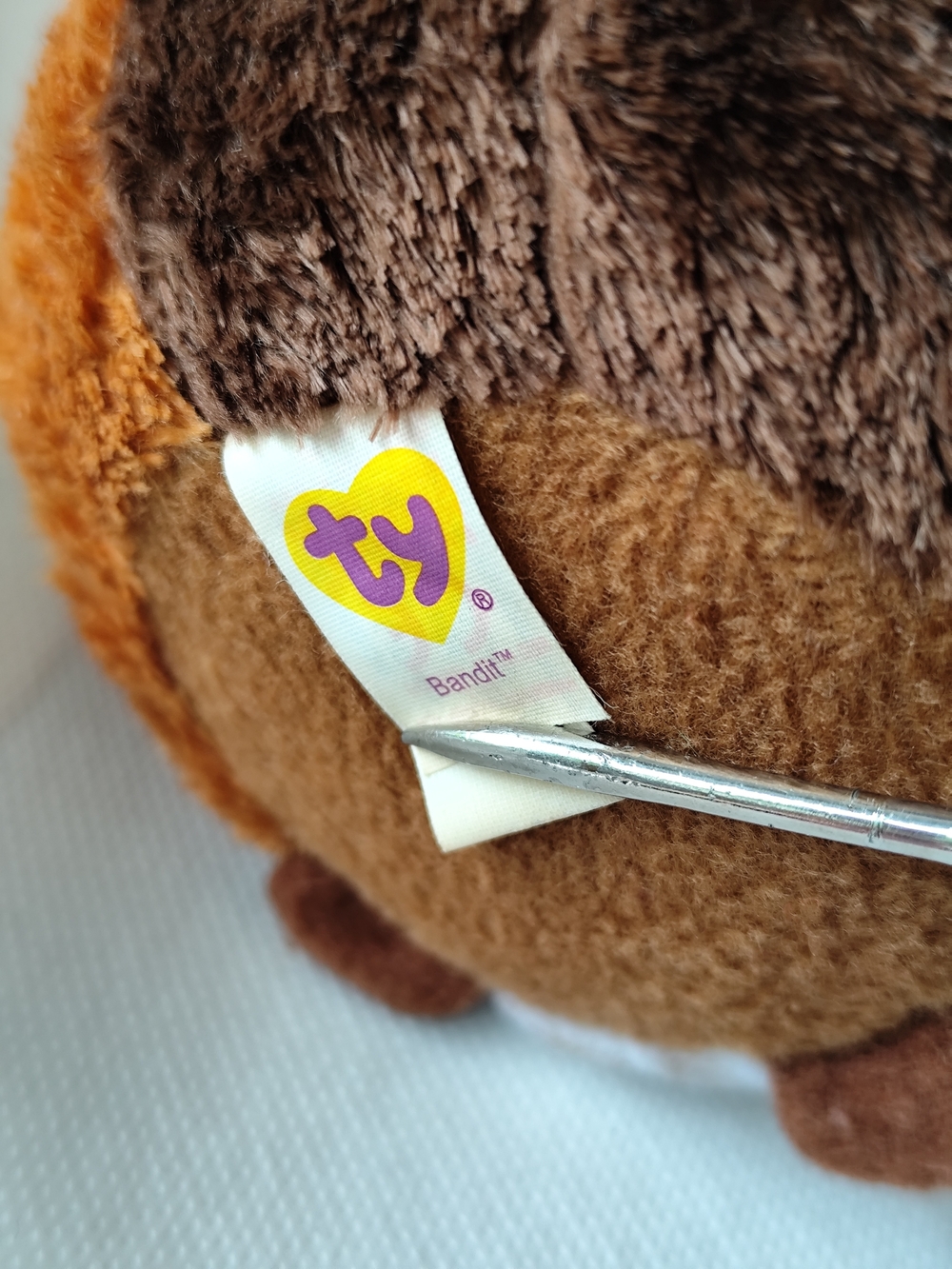 3/$25💙TY “Bandit” Plush – 2017 Edition – Round Brown Critter - Picture 5 of 11